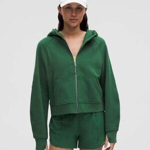 NWT Lululemon Scuba Oversized Full-Zip Hoodie - XS/S Everglade Green
